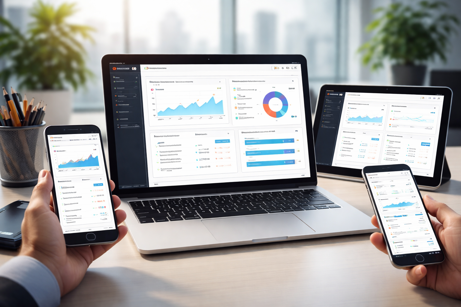 Novo sistema Intercompi — acesso em notebook, tablet e smartphone